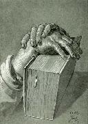 Albrecht Durer Hand Study with Bible - Drawing France oil painting artist